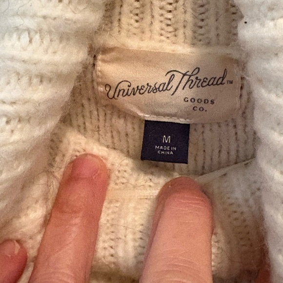 TWO PACK Universal Thread Fair Isle Cropped Turtleneck Sweaters - Picture 6 of 8